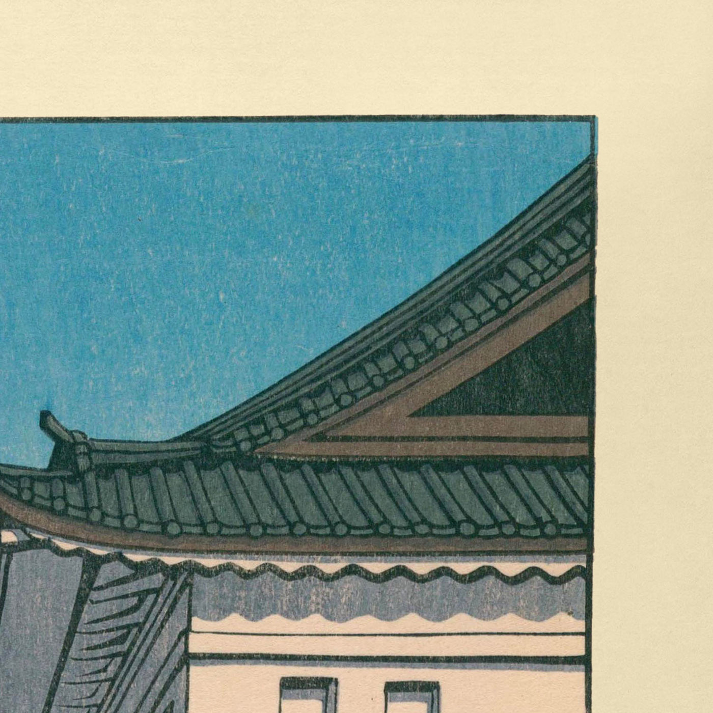 Kikyo Mon Gate of the Imperial Palace by Hasui Kawase, 1935