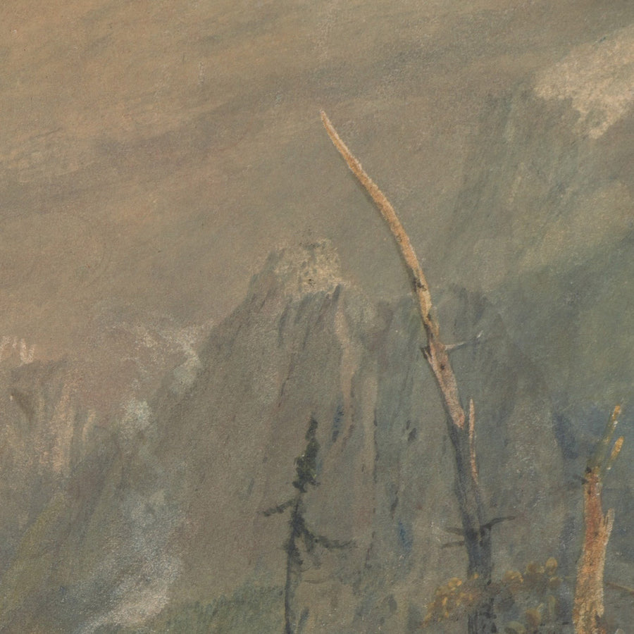 Mer de Glace, dans la vallée de Chamonix, Suisse par Turner, 1803 