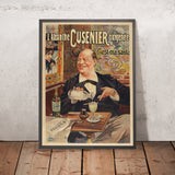 Cusenier Oxygénée Vintage Absinthe Poster by Nicolas Francisco Tamagno, 1896