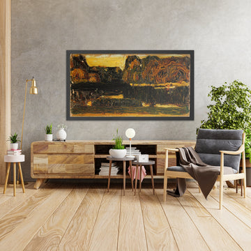 A framed image of 