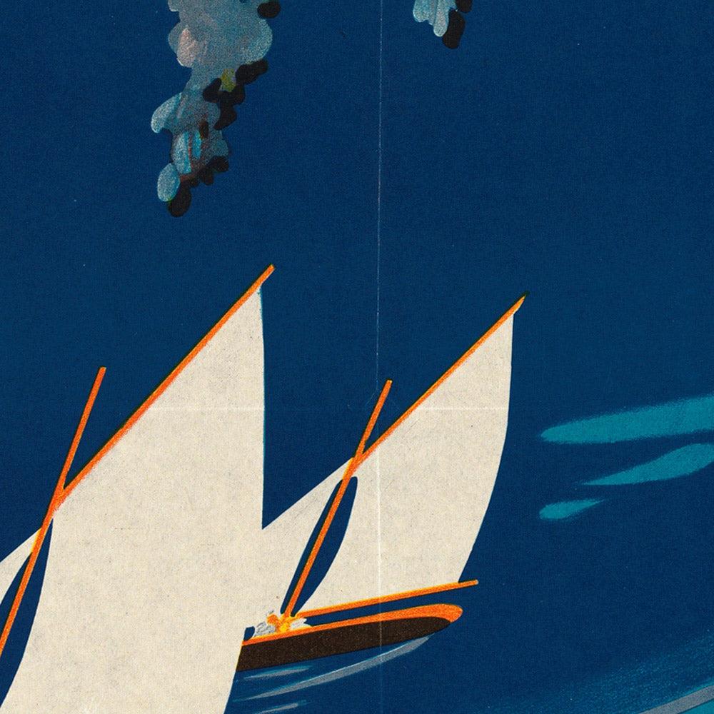 Vintage South African Boksburg Travel Poster