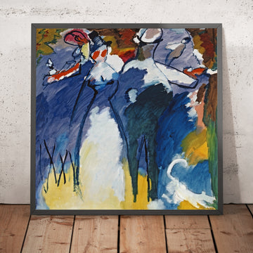 A framed image of 