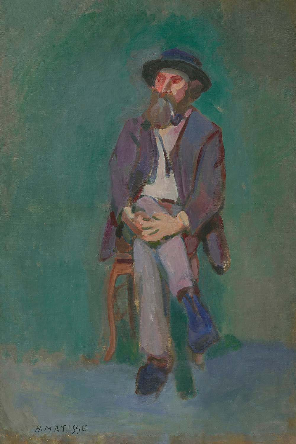 Homme assis (Seated Man) by Henri Matisse, 1900