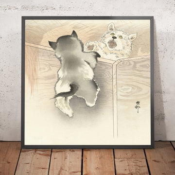 A framed image of 