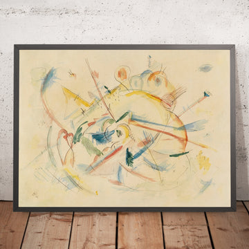 A framed image of 