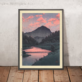 Mt. Kamaga, Hida mit Morgenhimmel von Hasui Kawase, 1935 