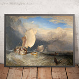 Fischereiboote mit Händlern, die um Fische feilschen, von Turner, 1837 