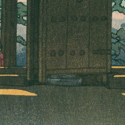 Chion-in Temple in Kyoto by Hasui Kawase, 1935