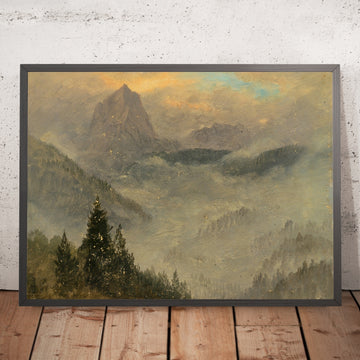 A framed image of 