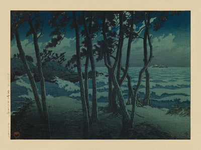 Hinomisaki Izumo aus der Serie Souvenirs of Travels Dritte Serie von Hasui Kawase 1925