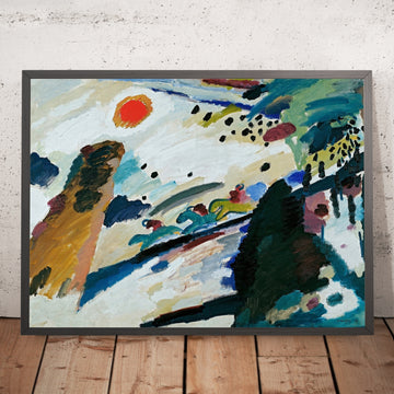 A framed image of 