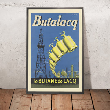 A framed image of 
