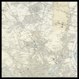 Carte ancienne personnalisée de Haringey 
