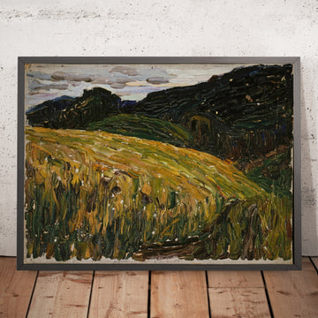 A framed image of 