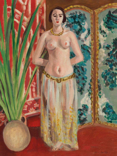 Odalisque, mains dans le dos (Odalisque, hands behind her back) by Henri Matisse, 1923