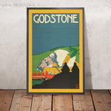 Póster de viaje de Godstone: London Underground de Edward McKnight Kauffer, 1915 