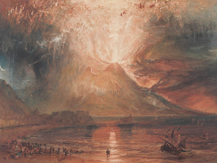 Vésuve en éruption par Turner, 1817 