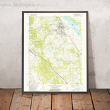 Old Map of Ste. Genevieve, Missouri by USGS, 1979 – Mississippi River & Pigeon Creek