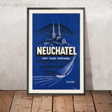 Neuchâtel Travel Poster