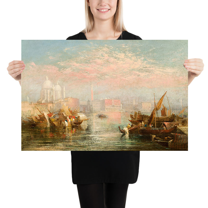 Seascape de Venise par Turner, 1800 