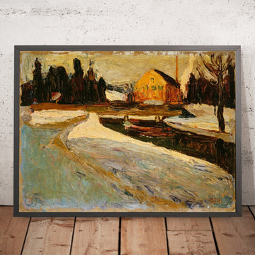 A framed image of 