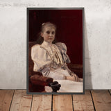 Seated Young Girl by Gustav Klimt, 1894