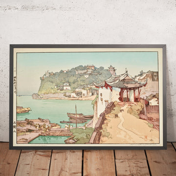 A framed image of 