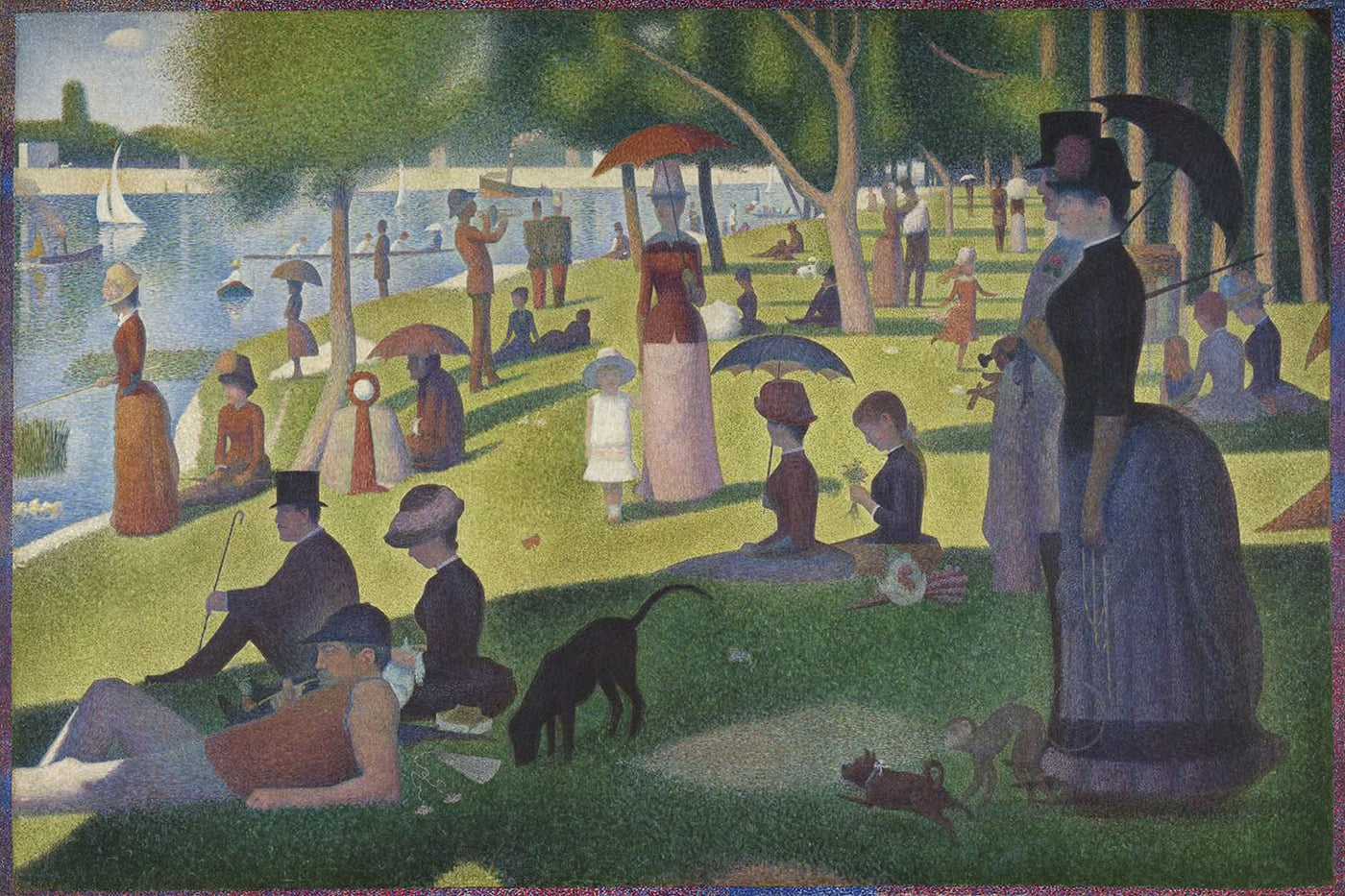 Ein Sonntag auf der Grande Jatte von Georges Seurat, 1884