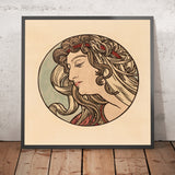 Stained Glass for the Fouquet Boutique Façade by Alphonse Mucha, 1860