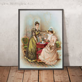 Vintage Drinks Advertising Poster, 1898