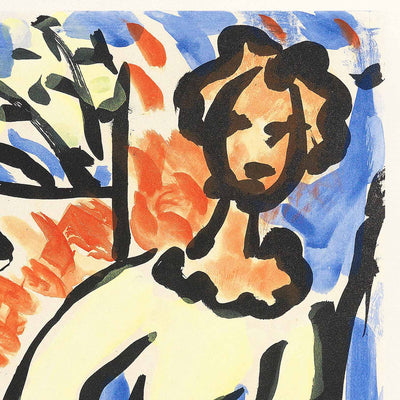 Marie-José en robe jaune (Marie-José in a Yellow Dress) by Henri Matisse, 1950