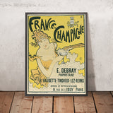 France-Champagne Vintage Champagne Poster by Pierre Bonnard, 1889