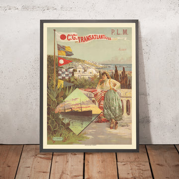 A framed image of 