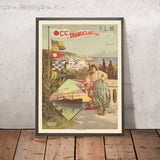 Reiseposter Algier: P.L.M. Cie Gle Transatlantique von Frédéric Hugo d’Alési, 1898 