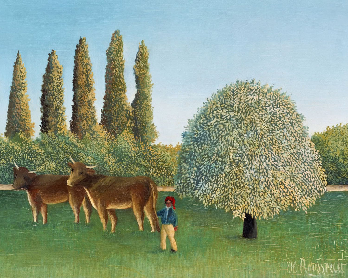 Meadowland (The Pasture) by Henri Rousseau, 1910