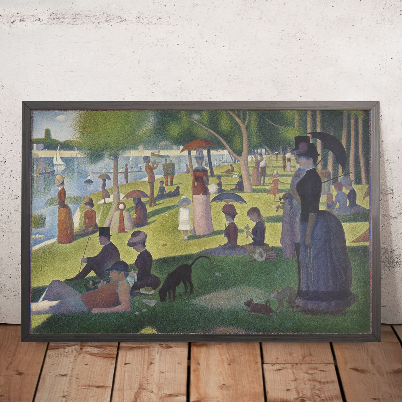 A Sunday Afternoon on the Island of La Grande Jatte by Seurat, 1884