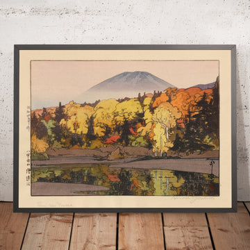 A framed image of 