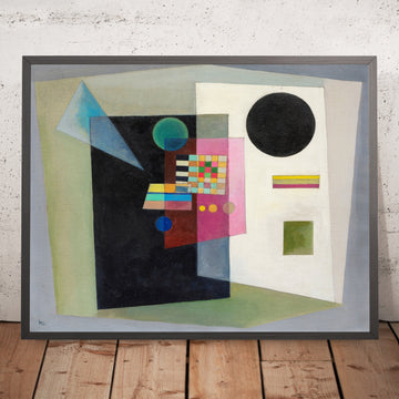 A framed image of 
