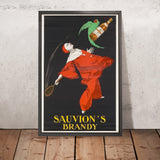 Sauvion’s Vintage Brandy Poster by Joseph Stall, 1925