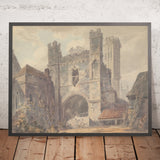 St. Augustine’s Gate, Canterbury von Turner, 1792 