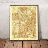 Old Map of Clayton, Missouri by USGS, 1941 – St. Louis, Forest Park & University City