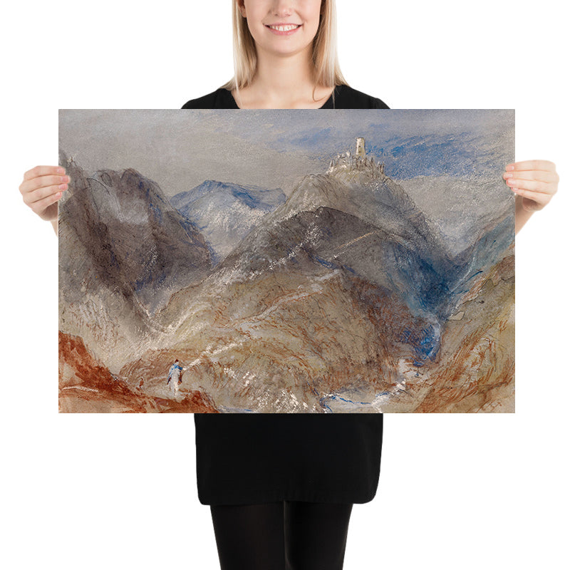 Burg auf Höhe bei Genf von Turner, 1836 