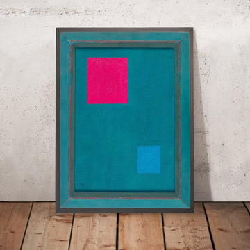 A framed image of 