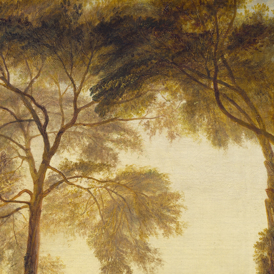 Mortlake Terrace surplombant la Tamise à Londres par Turner, 1827 