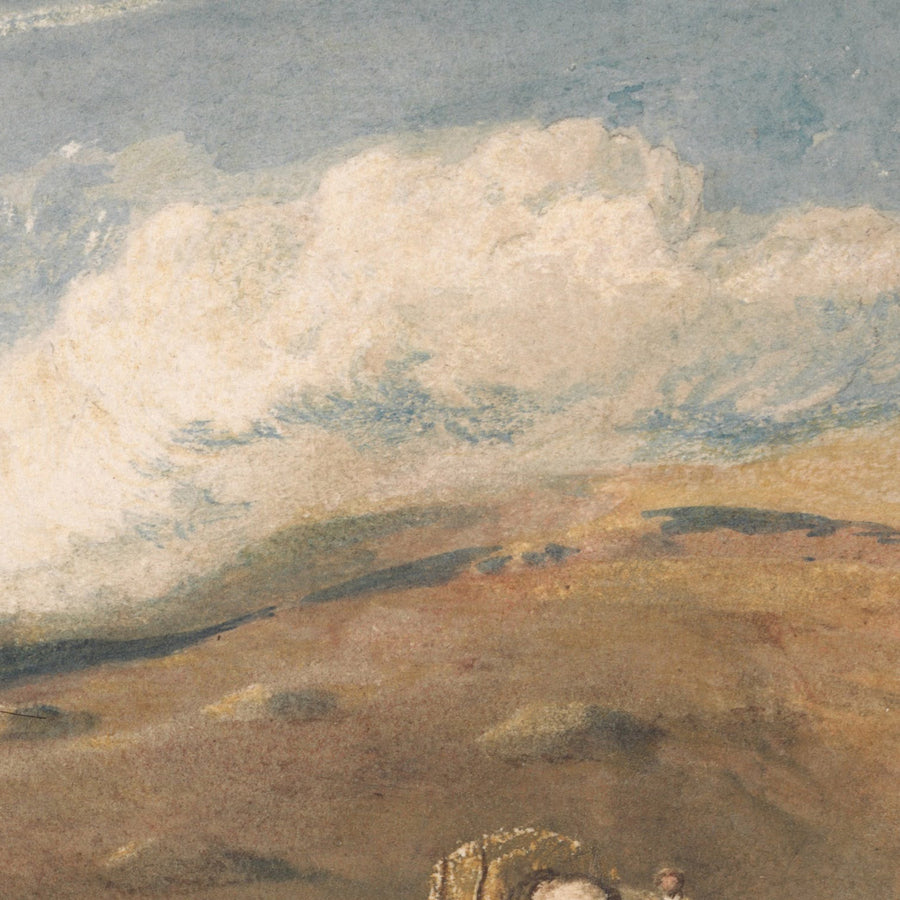 Dartmoor : La source du Tamar et du Torridge par Turner, 1813 