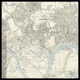 Mappa Antica Personalizzata di Chiswick 
