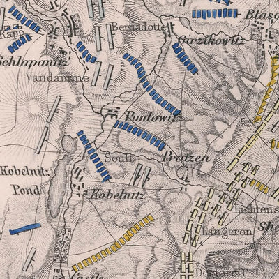 Bataille d'Austerlitz le 2 décembre 1805 par AK Johnston 1805