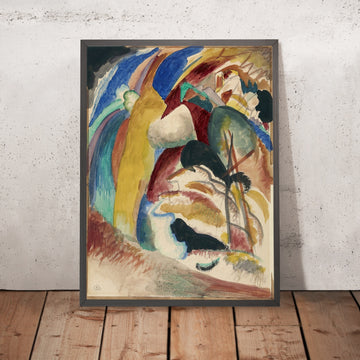 A framed image of 