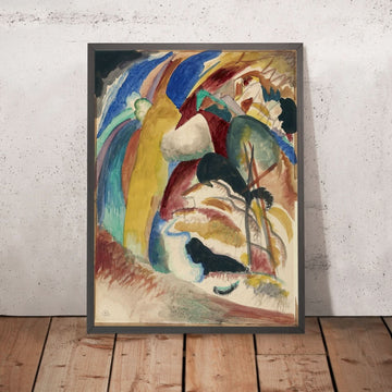 A framed image of 