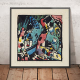 Design for the Color Woodcut Archer by Wassily Kandinsky, 1910